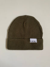 Load image into Gallery viewer, THE BEANIE HAT (BLACK/KHAKI/SAND)
